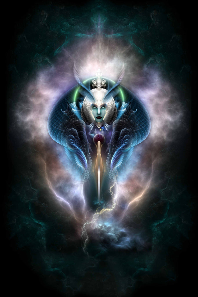 Xzendor7 "Thera the Ethereal Queen" Wall Decal