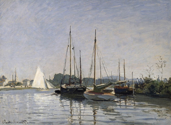 Monet "Pleasure Boats, Argenteuil" (1872) Wall Decal