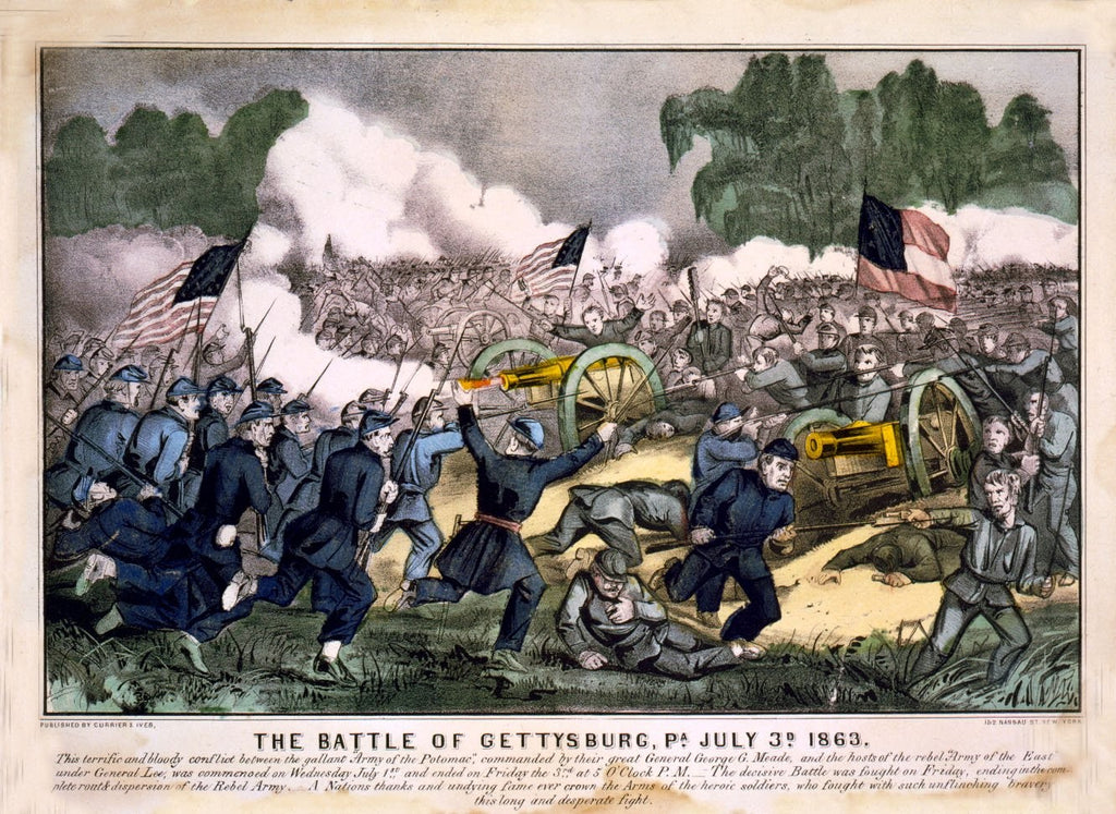 Buell "Battle of Gettysburg" Glossy Poster