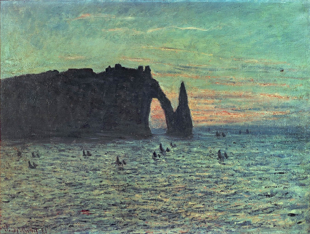Monet "The Hollow Needle at Etretat" (1883) Wall Decal