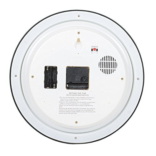 Mark Feldstein and Associates Original 13" Singing Bird Clock Back