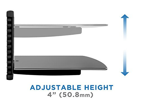 Mount-It! Wall Mounted Shelf Bracket Stand Adjustments