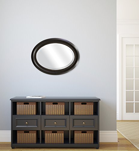 MCS Oval Mirror, 22.5" x 29.5" (4 colors) Installed