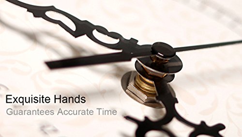 SonYo 12" Silent Vintage Style Wooden Wall Clock Hands