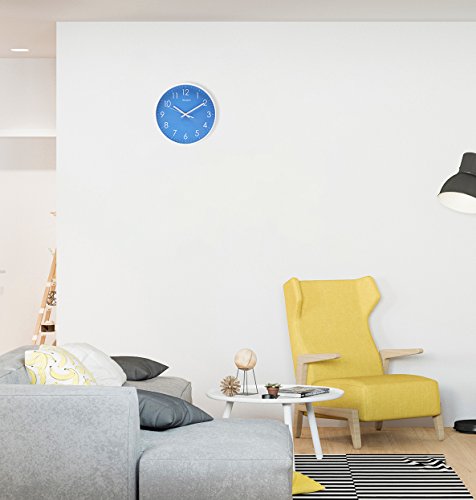 SonYo 10" Silent Quartz Modern Wall Clock Installed