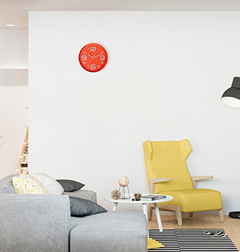 SonYo 10" Big 3D Number Quartz Silent Wall Clock Installed