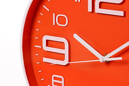 SonYo 10" Big 3D Number Quartz Silent Wall Clock Magnify