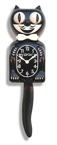 Kit-Cat Classic Black Wall Clock