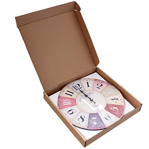 Grazing 12" Vintage Rustic Country Clock Pacakged