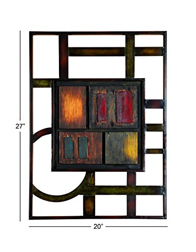 Benzara Metal Wall Decor Plaque 20"x27.5" Size