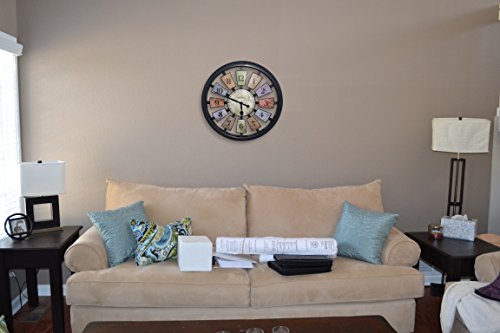 Westclox 18.5" Color Panel Quartz Wall Clock Installed