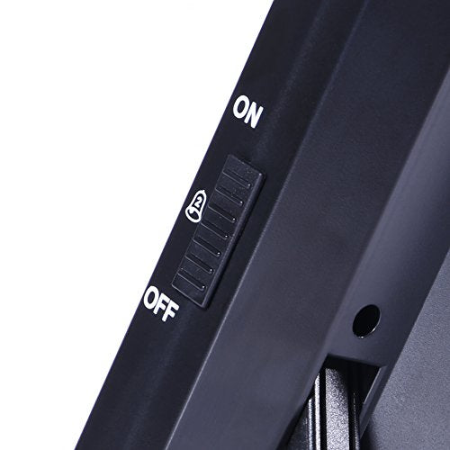 HITO Large Atomic Self-setting Digital Wall Clock w/ Stand 10"x7.5" Edging