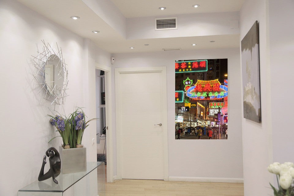 Brashear Hong Kong Neon Glossy Poster