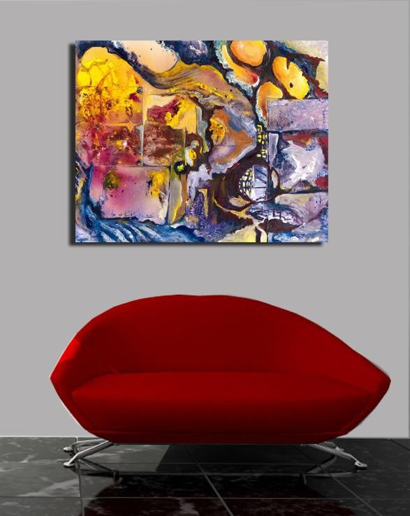 Yosi Amir LIII Canvas Installed