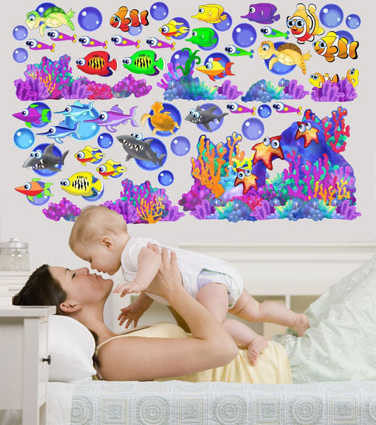 Murals2Go Sea Life Multi-Pak Wall Decals