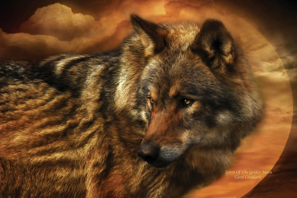 Cavalaris "Spirit Of The Golden Moon" Glossy Poster