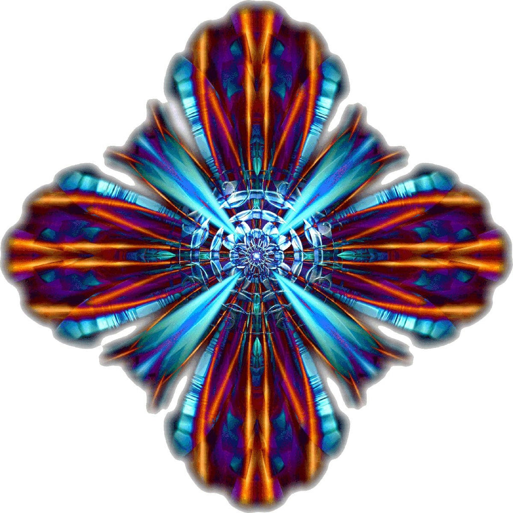 Xzendor7 "Satin Wings of Hyperian Blue EvEh" Wall Decal