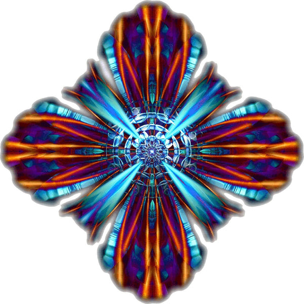 Xzendor7 "Satin Wings of Hyperian Blue EvEh" Wall Decal