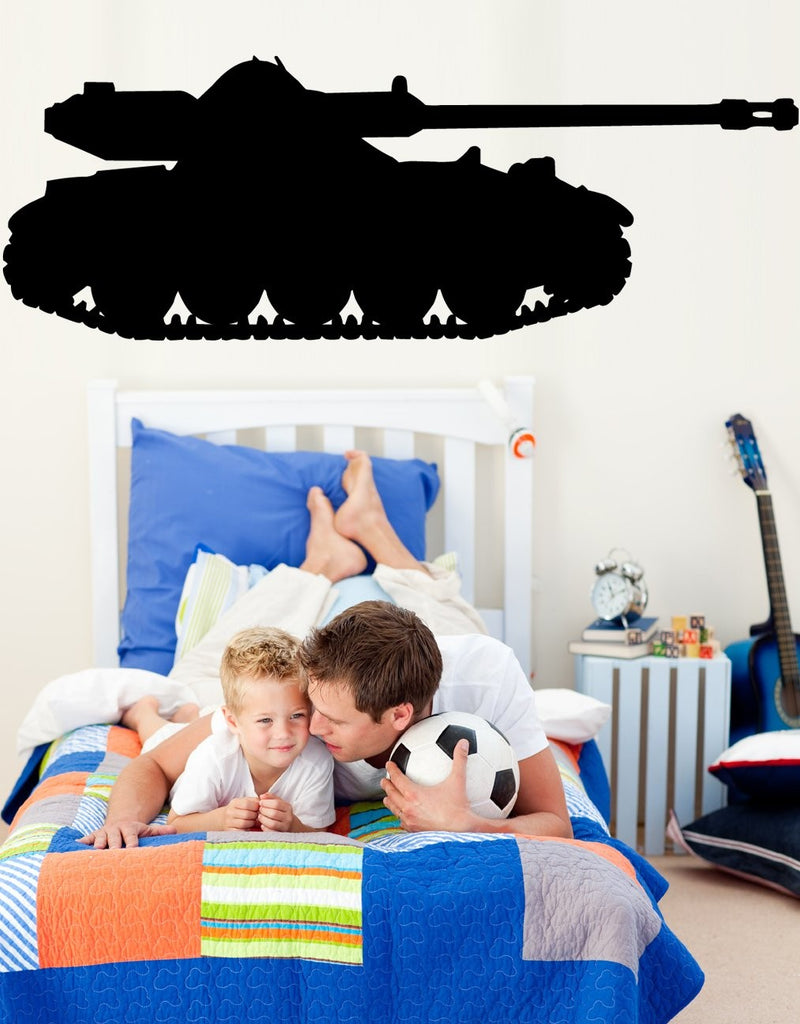 Haynes Military Tank II Silhouette Wall Decal Cutout