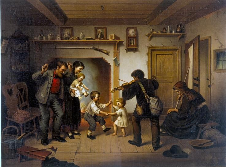 Buell "Power of Music" (1872) Glossy Poster