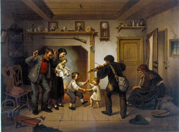 Buell "Power of Music" (1872) Glossy Poster