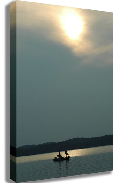 Guernsey "Gone Fishin" Canvas Printed