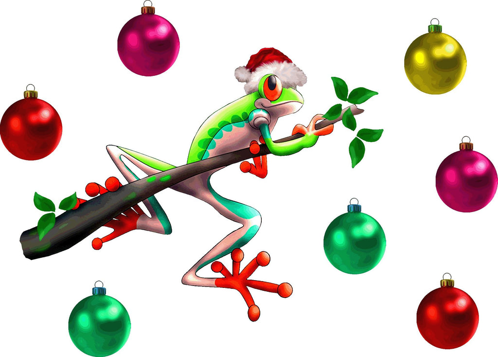 Murals2Go Christmas Frog Wall Decal Cutouts