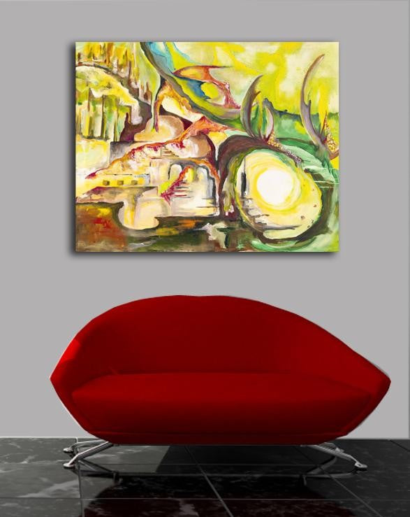 Yosi Amir XLVII Canvas Installed