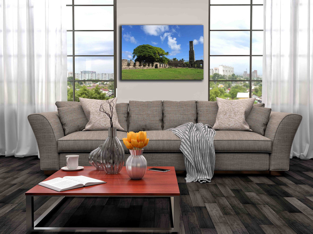 Howard Sugar Mill Canvas Installed