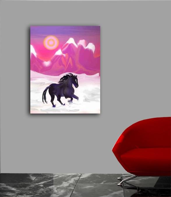 Pick "Small Grayson" Canvas Installed