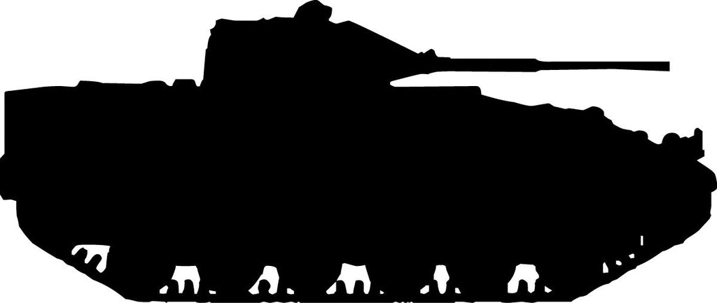 Haynes Military Tank I Silhouette Wall Decal Cutout