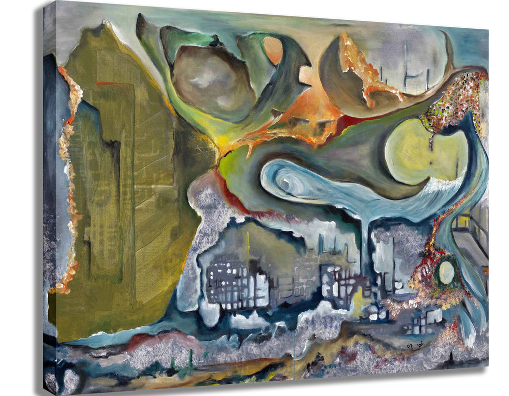 Yosi Amir XLV Canvas Printed