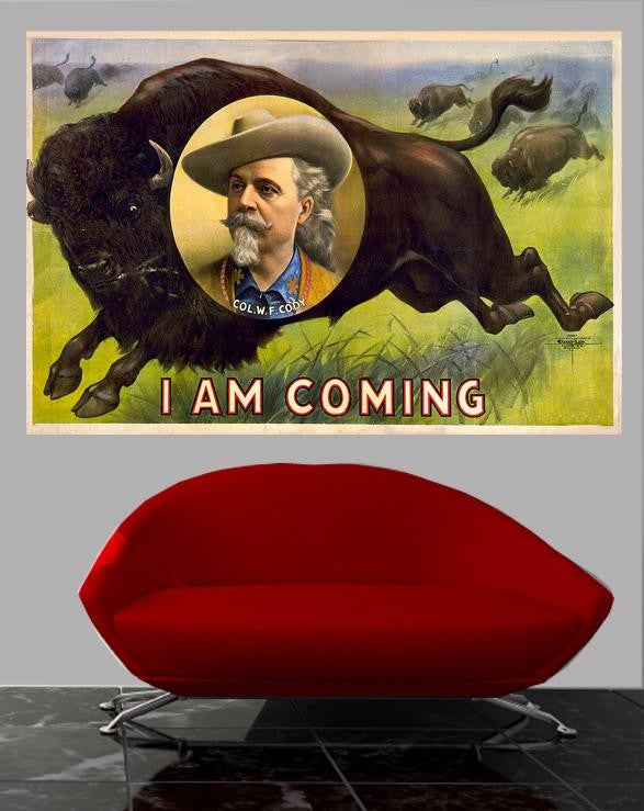 Buell 1900 Colonel W.F. Cody Glossy Poster