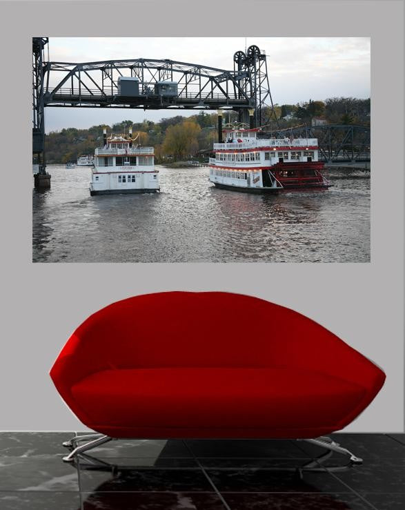 Reimer Riverboat VI Glossy Poster