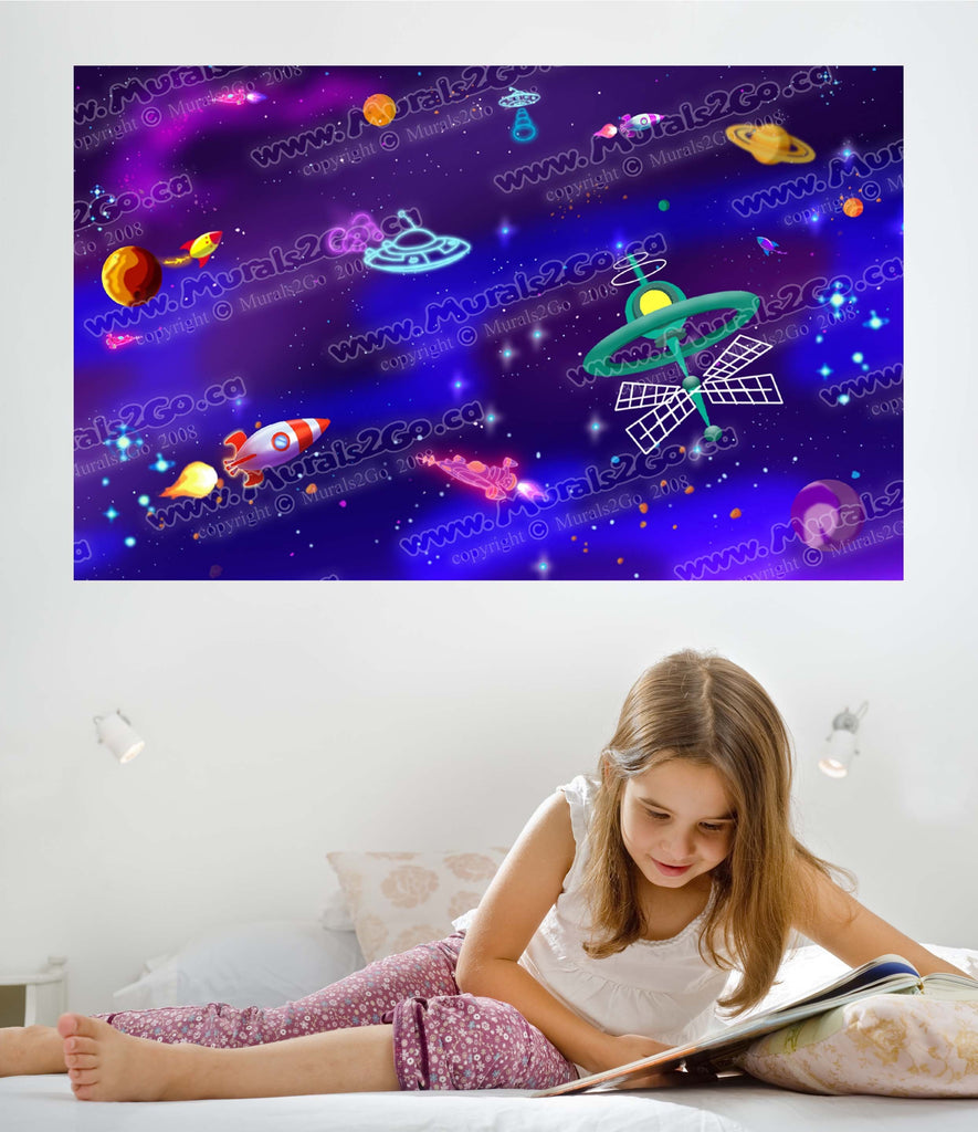 Murals2Go Space II Glossy Poster