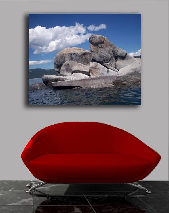 Howard "Still Blue" Canvas Installed