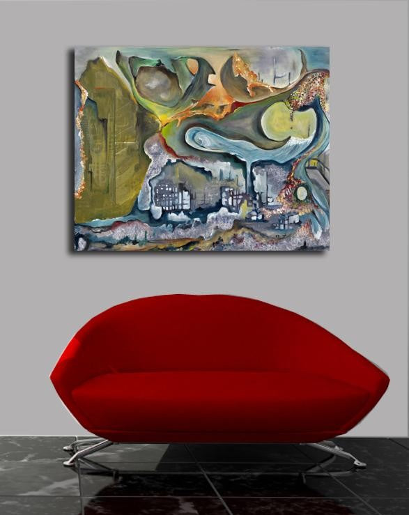 Yosi Amir XLV Canvas Installed