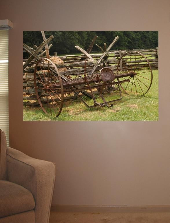 Guernsey Hayrake Wall Decal
