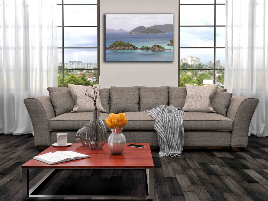 Howard Trunk Bay II Canvas Installed