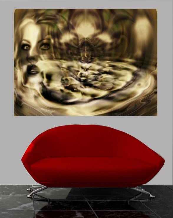 Xzendor7 "Ripples in the Wonder of Echoes" Wall Decal