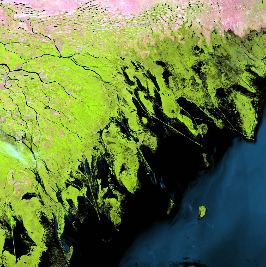 Buell Volga Delta Glossy Poster