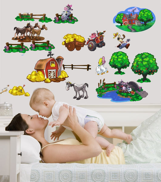 Murals2Go Barnyard Multi-Pack Wall Decals
