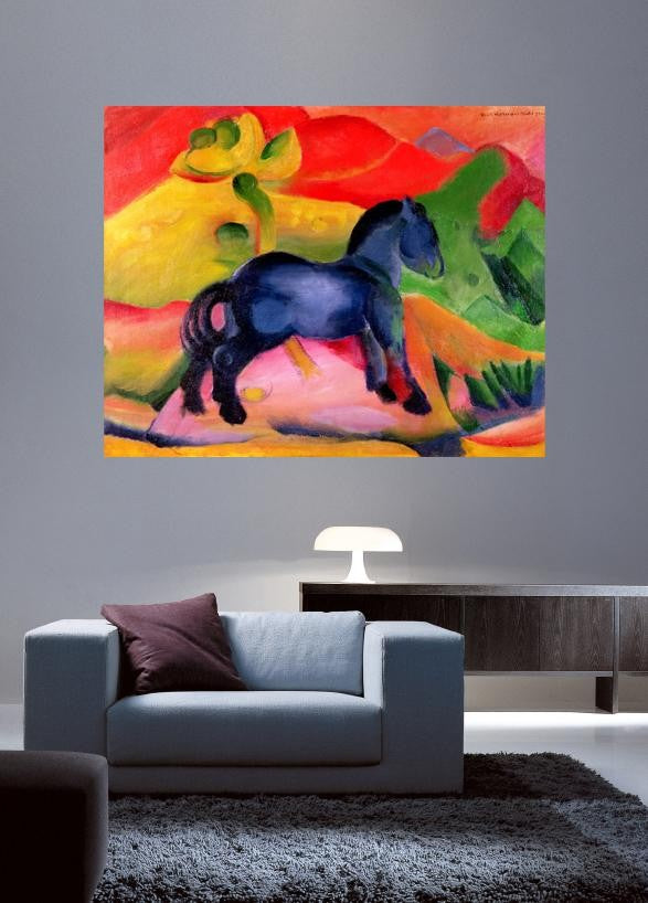 Marc "Little Blue Horse" (1912) Glossy Poster