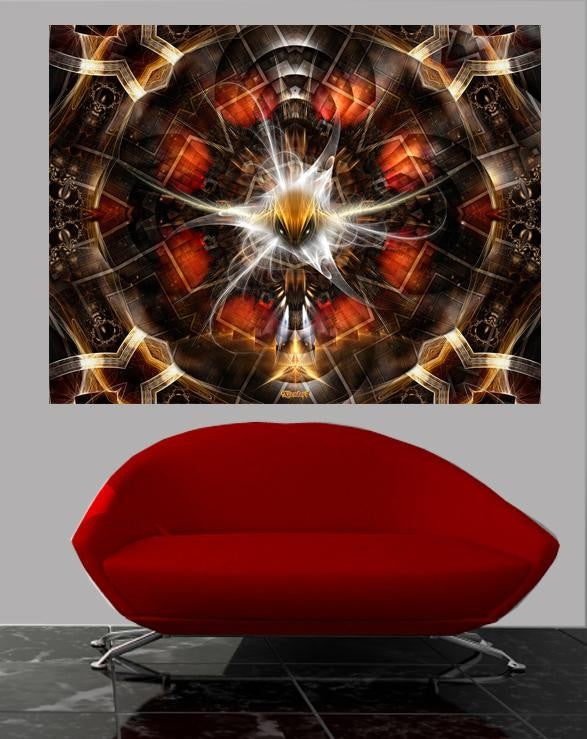 Xzendor7 "Flight of Fire" Wall Decal