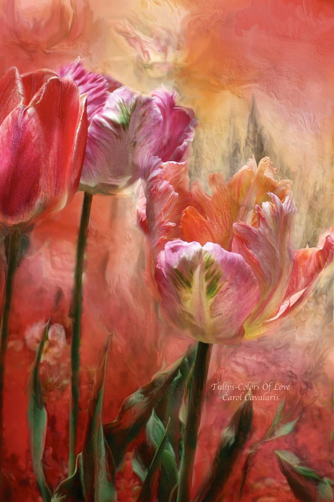 Cavalaris "Tulips-Colors Of Love" Wall Decal