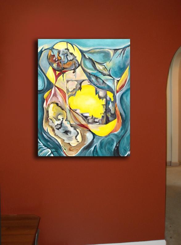 Yosi XXV Canvas Installed