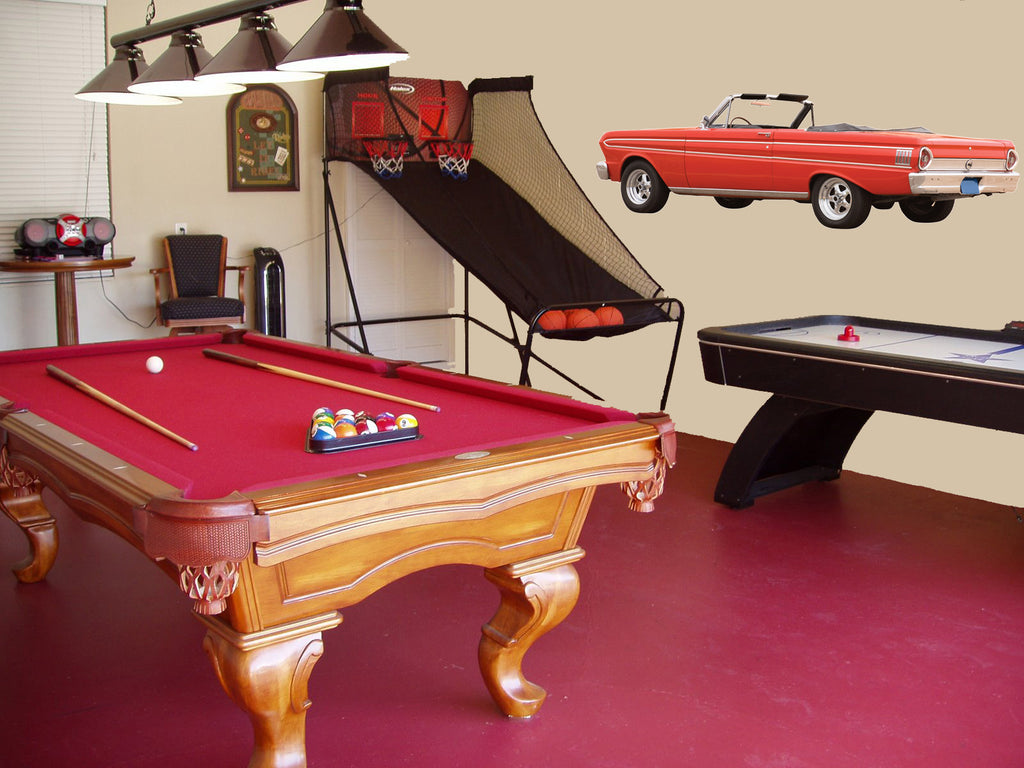 Muscle Car I Wall Decal Cutout Installed