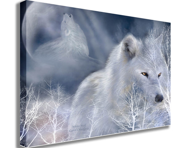 Cavalaris "White Wolf" Canvas Printed
