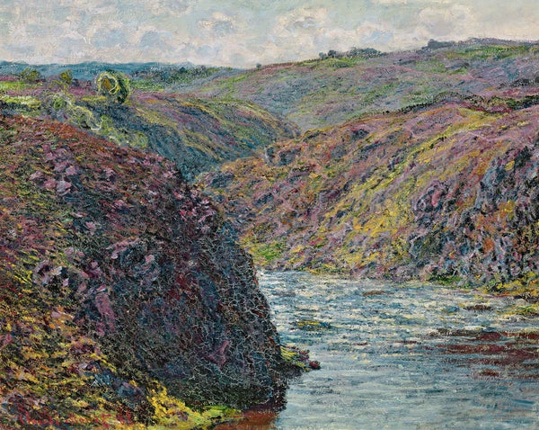 Monet "Ravines of the Creuse at the End of the Day" (1889) Wall Decal