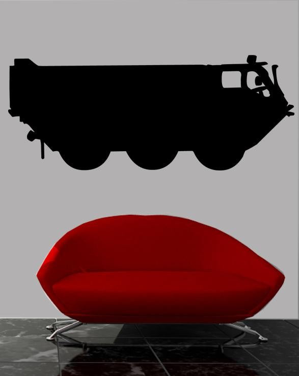 Haynes Military Troop Transport Silhouette Wall Decal Cutout